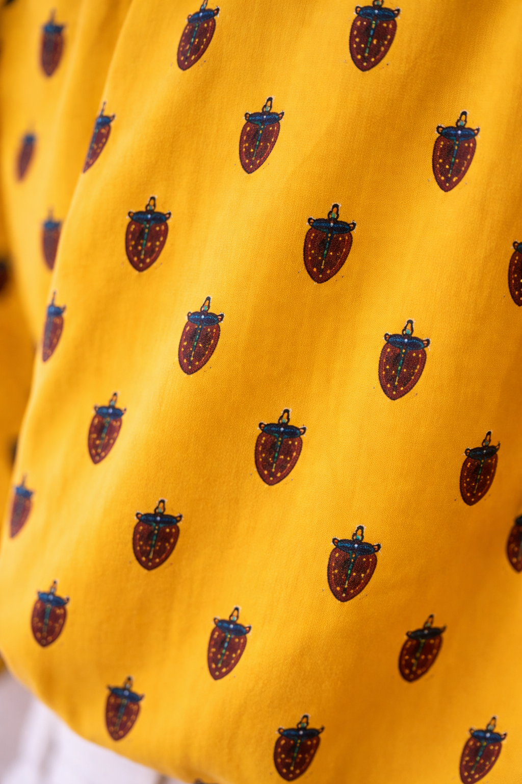 Golden Muse Printed Shirt