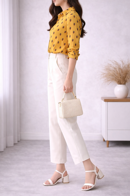 Golden Muse Printed Shirt