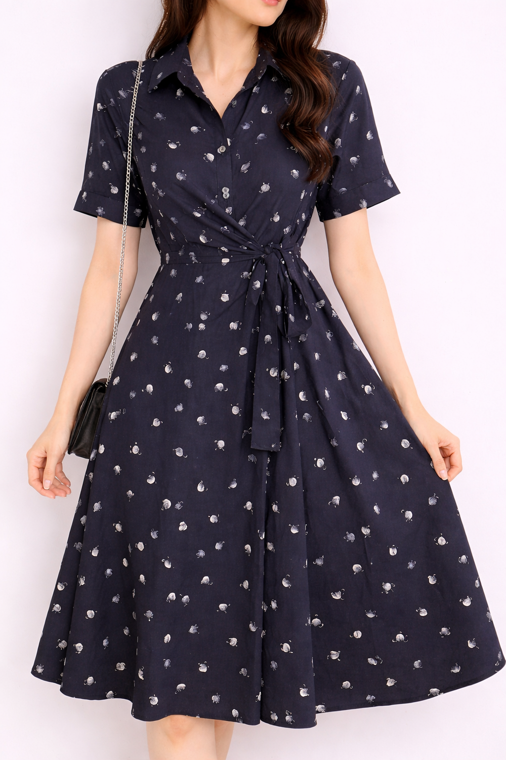 Midnight Muse Wrap Dress