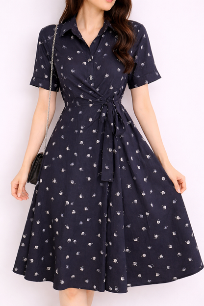 Midnight Muse Wrap Dress