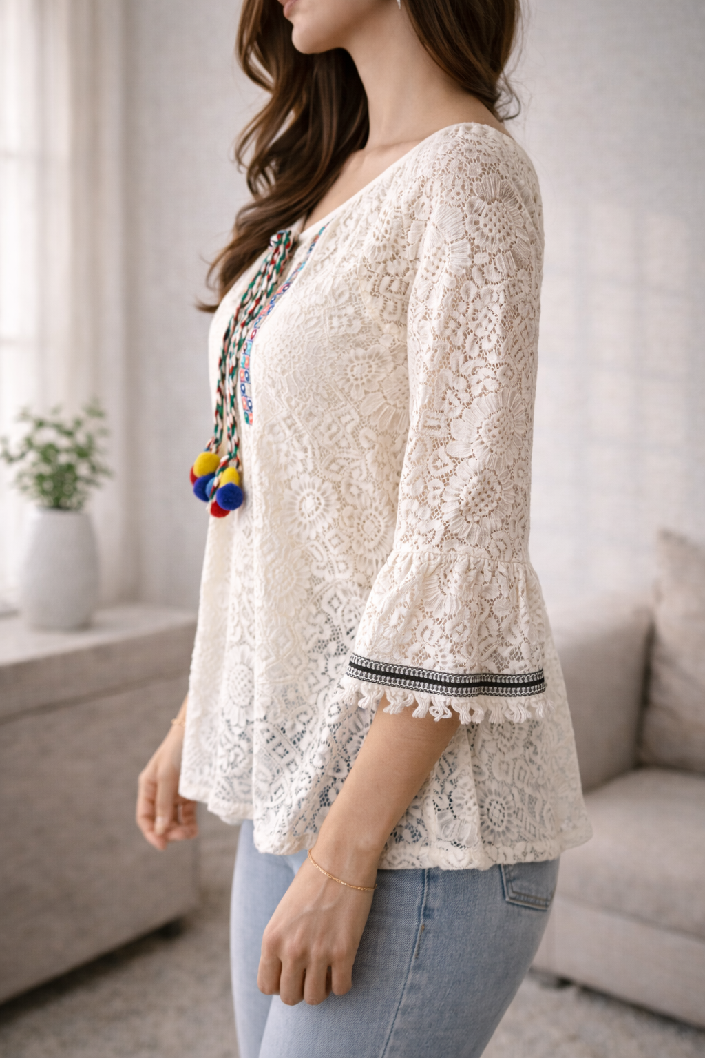 Boho Lace Charm Top