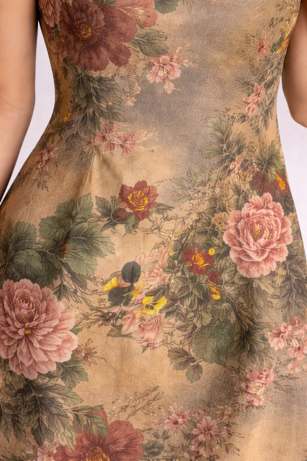 Autumn Garden Floral Dress
