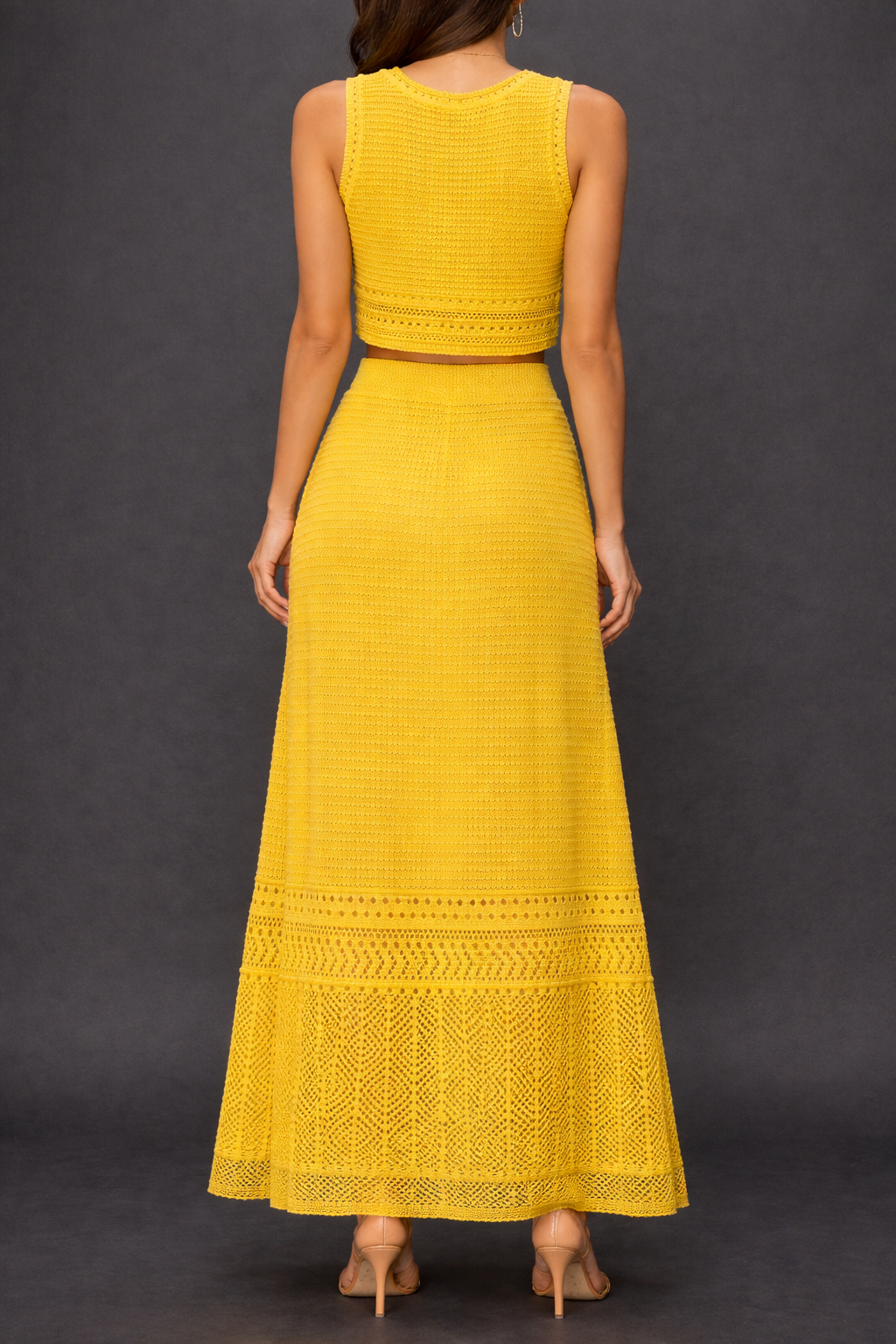 Mustard Crochet Elegance