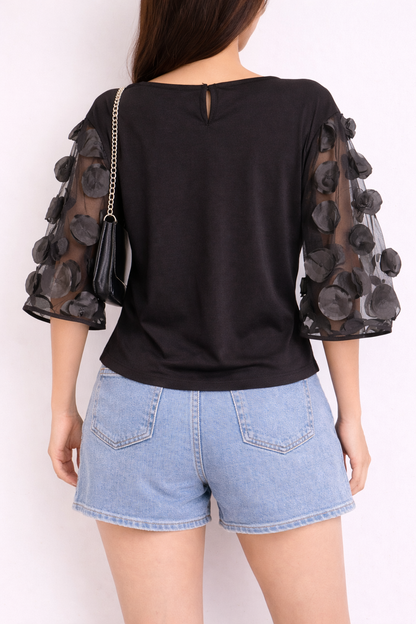 Petal Luxe Statement Top