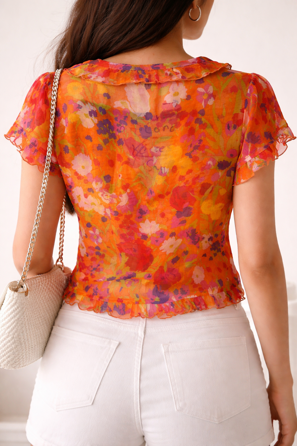 Floral Sunset Breeze Top