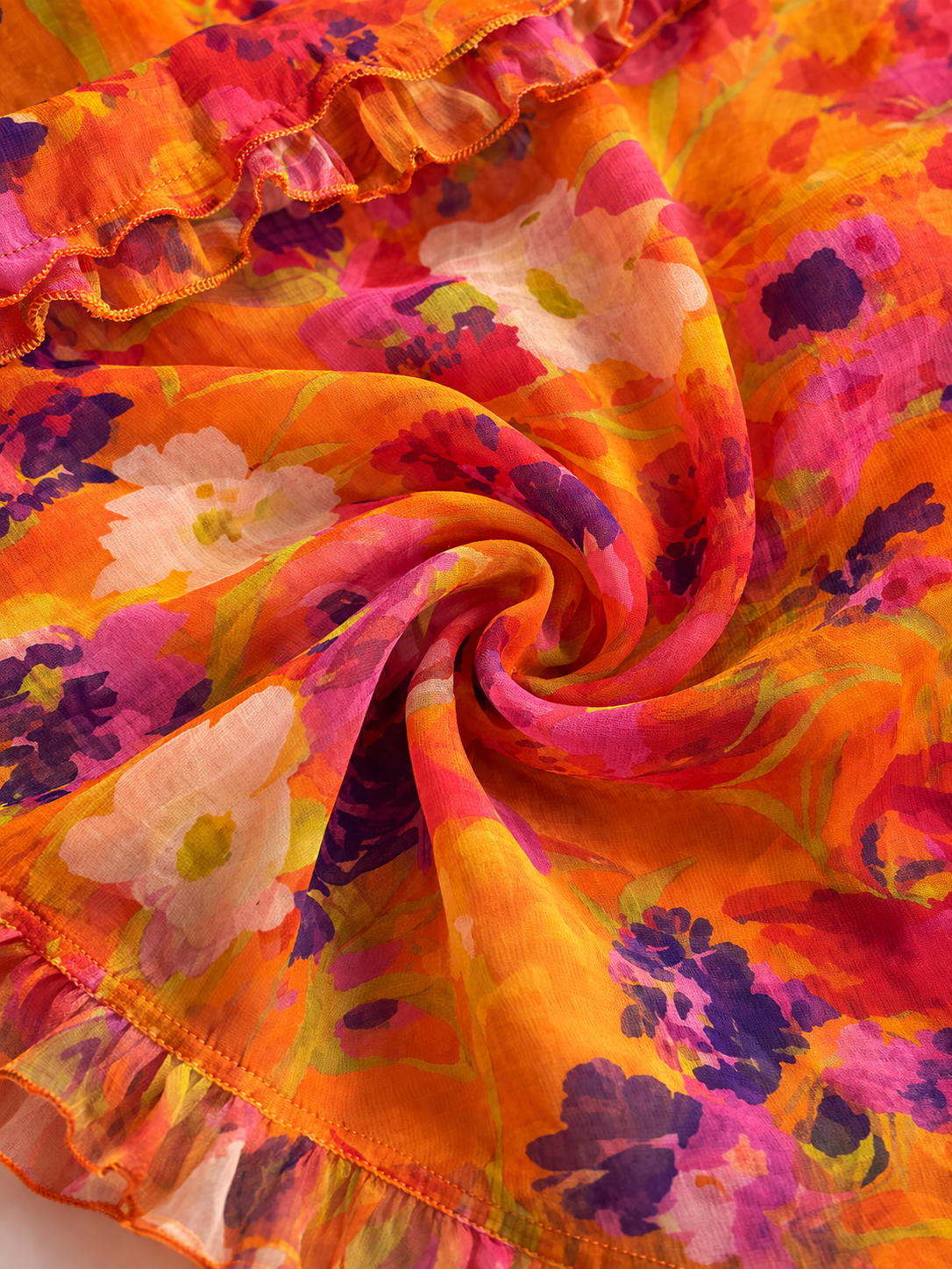 Floral Sunset Breeze Top