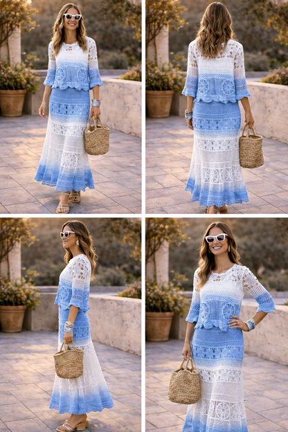 AP1418-Pastel Wave Crochet Set