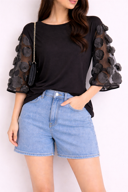 Petal Luxe Statement Top