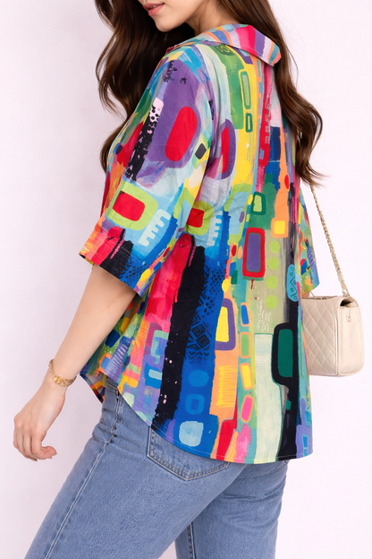 Color Pop Abstract Shirt