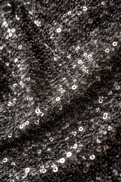 Black Diamond Sequin Top