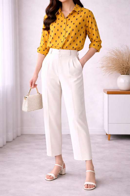 Golden Muse Printed Shirt